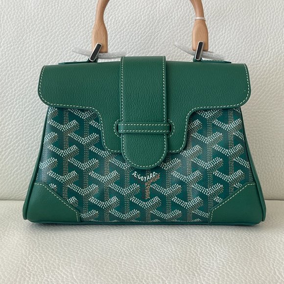 Goyard Green Saigon Souple (Supple) Mini Top Handle Bag - Picture 5 of 12
